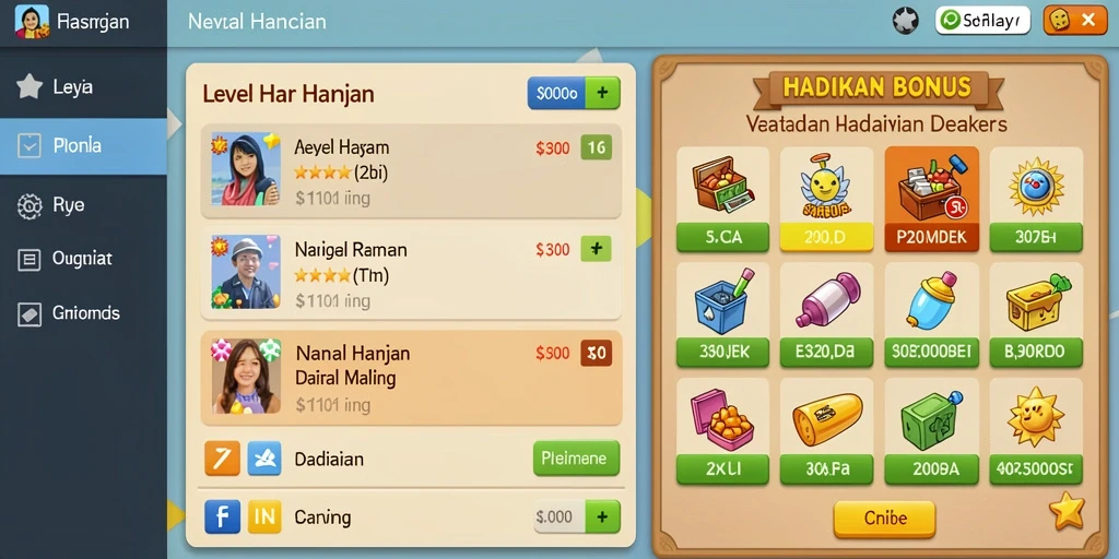 Mode permainan multiplayer yang seru dan kompetitif.