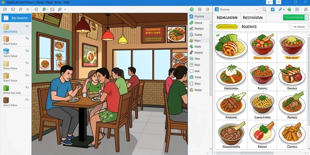 Momen seru saat berkompetisi di turnamen.