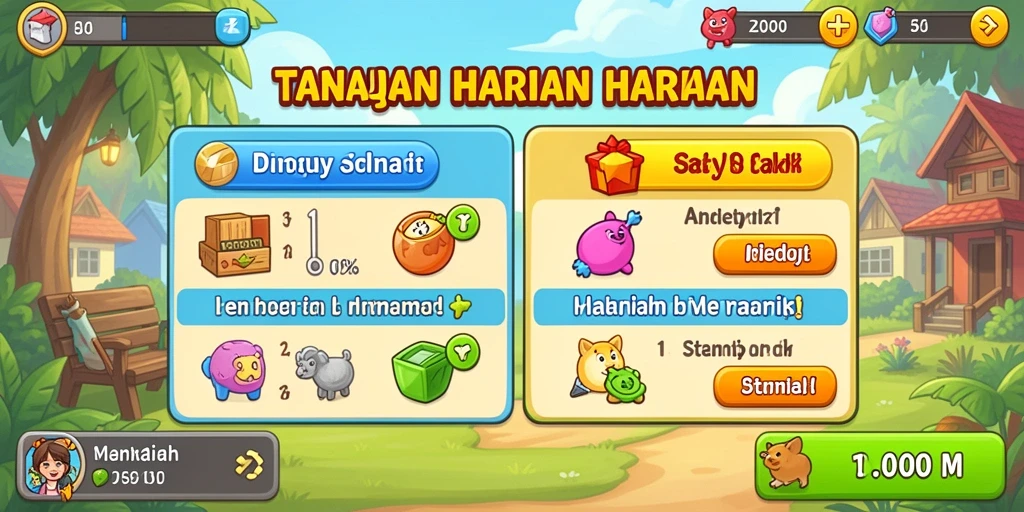Fitur sosial memungkinkan interaksi dengan teman-teman.