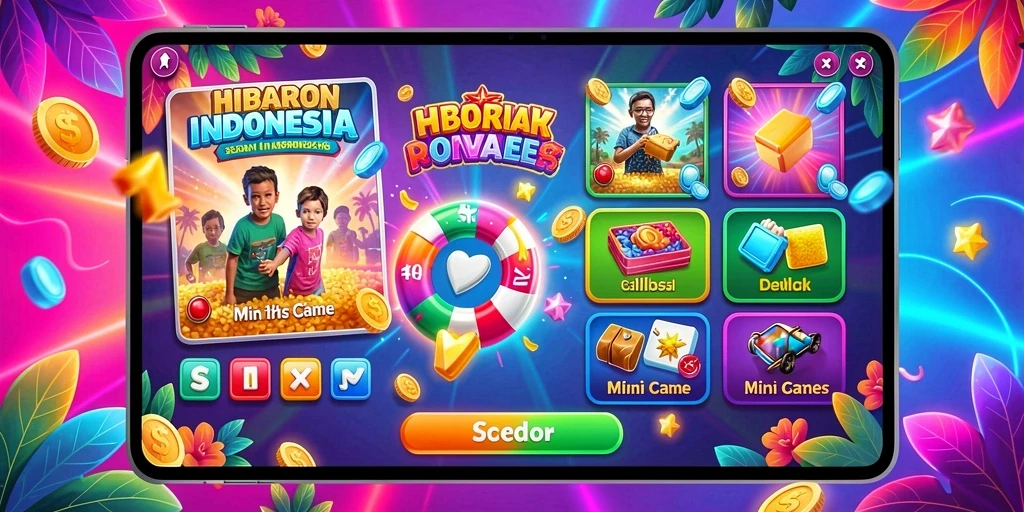 Level beragam yang menantang dan seru.
