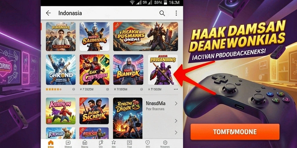 Tantangan level yang bervariasi dan mengasyikkan.